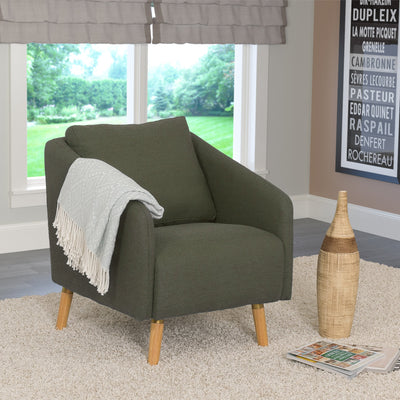 greenish grey Modern Club Chair CorLiving Collection lifestyle scene by CorLiving#color_greenish-grey