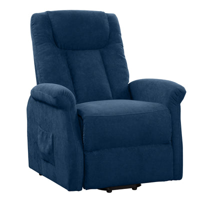 navy blue Power Lift Assist Recliner Arlington Collection product image by CorLiving#color_navy-blue-1