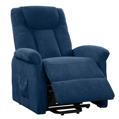 navy blue Power Lift Assist Recliner Arlington Collection product image by CorLiving#color_navy-blue-1