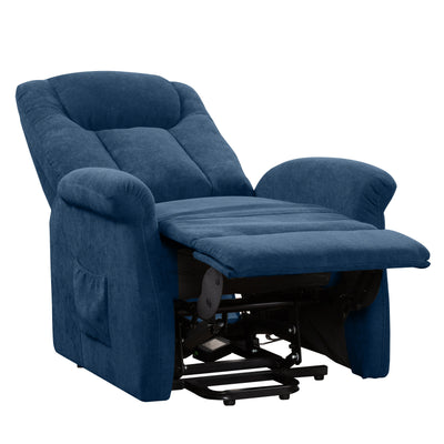 navy blue Power Lift Assist Recliner Arlington Collection product image by CorLiving#color_navy-blue-1