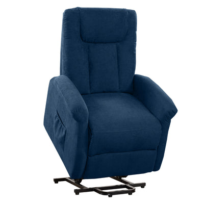 navy blue Power Lift Assist Recliner Arlington Collection product image by CorLiving#color_navy-blue-1