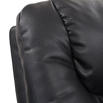 black Power Lift Assist Recliner Arlington Collection detail image by CorLiving#color_black