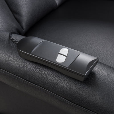 black Power Lift Assist Recliner Arlington Collection detail image by CorLiving#color_black