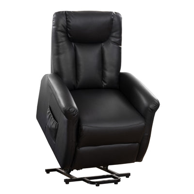 black Power Lift Assist Recliner Arlington Collection product image by CorLiving#color_black