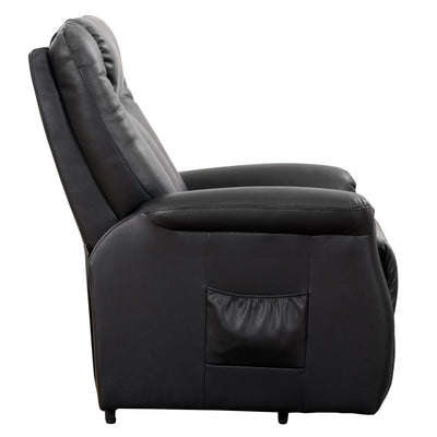 black Power Lift Assist Recliner Arlington Collection product image by CorLiving#color_black