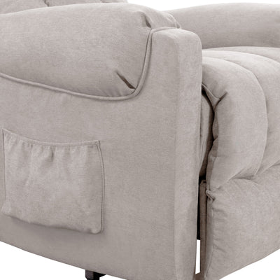 beige Power Lift Assist Recliner Dallas Collection detail image by CorLiving#color_beige