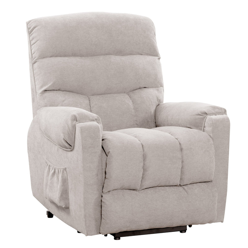 beige Power Lift Assist Recliner Dallas Collection product image by CorLiving