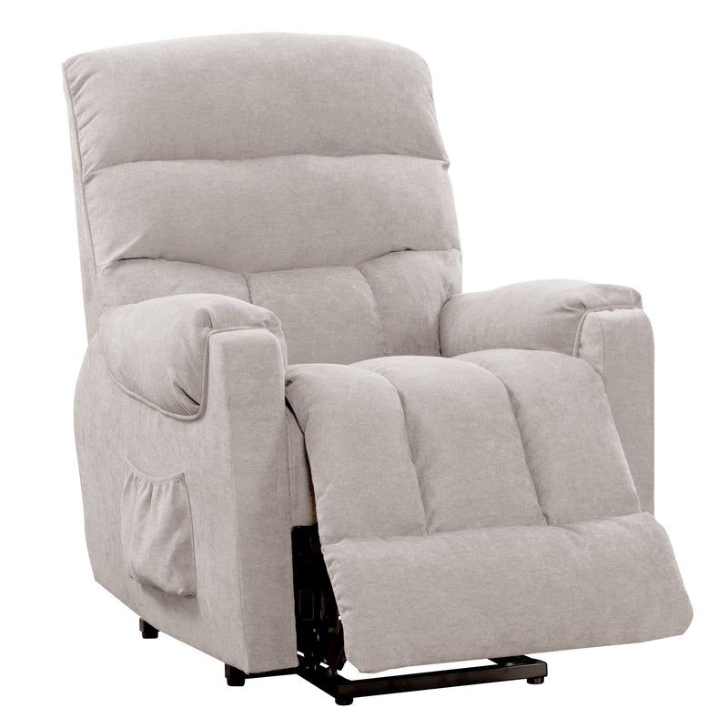 beige Power Lift Assist Recliner Dallas Collection product image by CorLiving