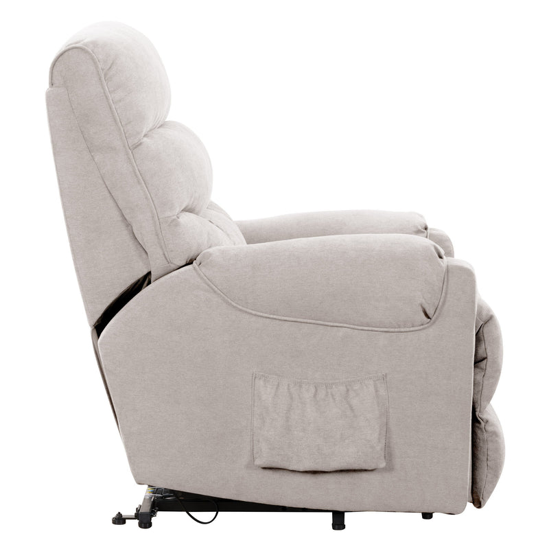 beige Power Lift Assist Recliner Dallas Collection product image by CorLiving