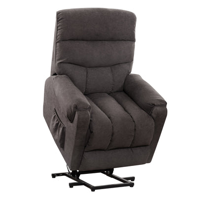 grey Power Lift Assist Recliner Dallas Collection product image by CorLiving#color_grey