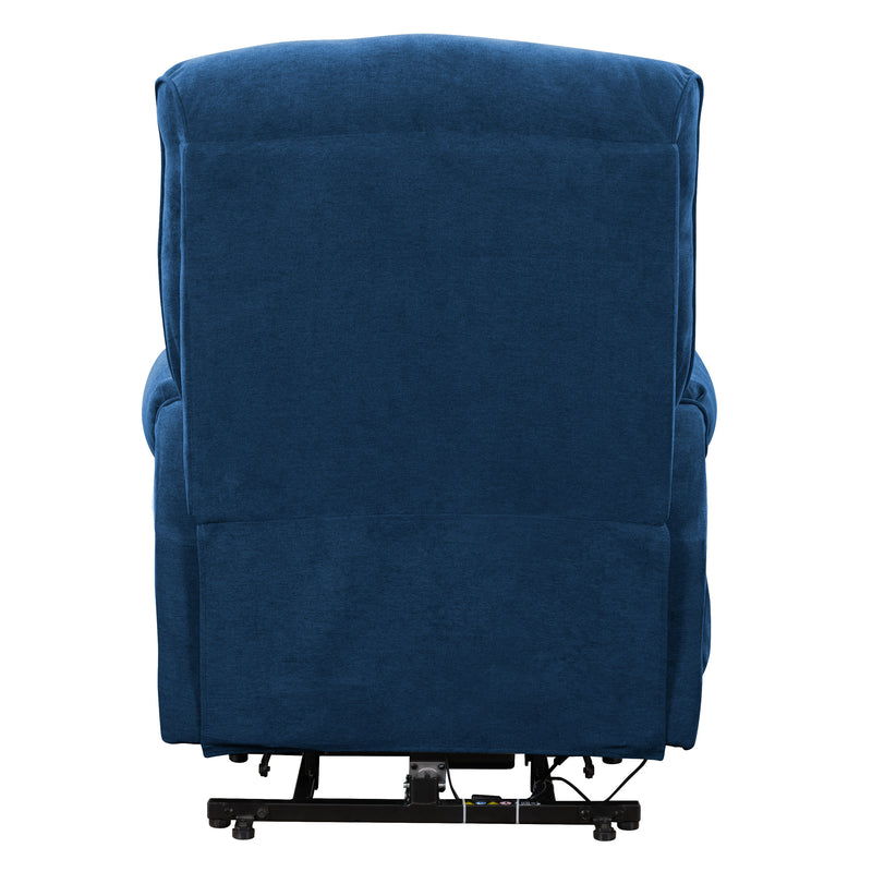 navy blue Power Lift Assist Recliner Dallas Collection product image by CorLiving