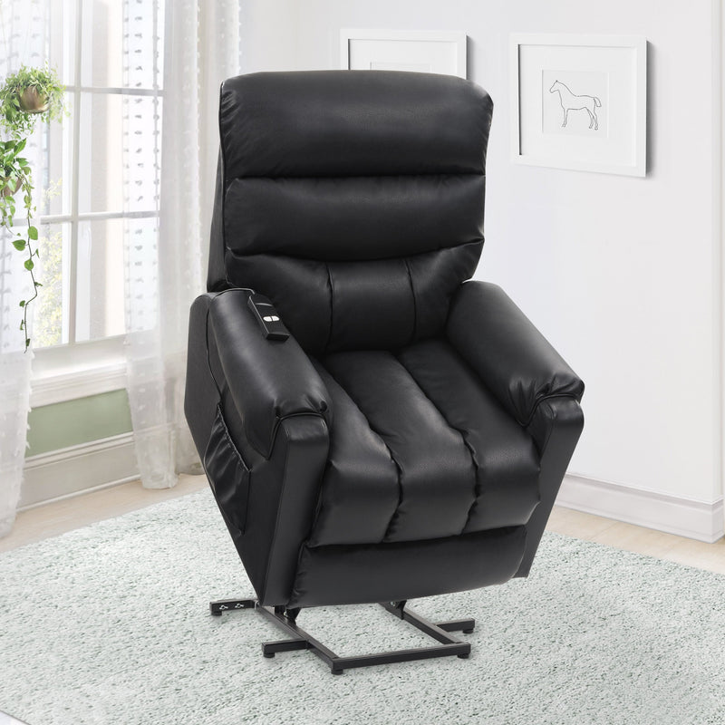 Black Recliner Dallas Collection lifestyle scene by CorLiving