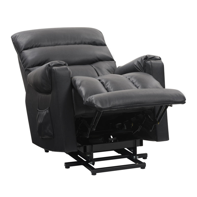 Black Recliner Dallas Collection product image by CorLiving