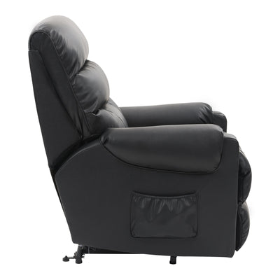 Black Recliner Dallas Collection product image by CorLiving#color_black