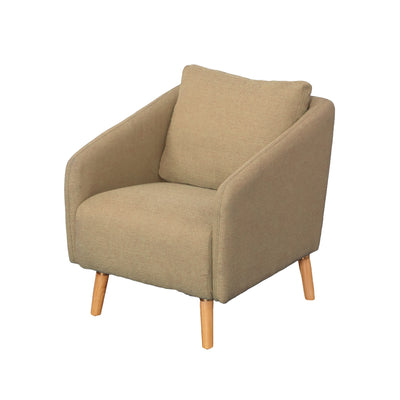 beige Modern Club Chair CorLiving Collection product image by CorLiving#color_beige
