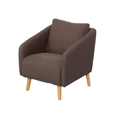 brown Modern Club Chair CorLiving Collection product image by CorLiving#color_brown