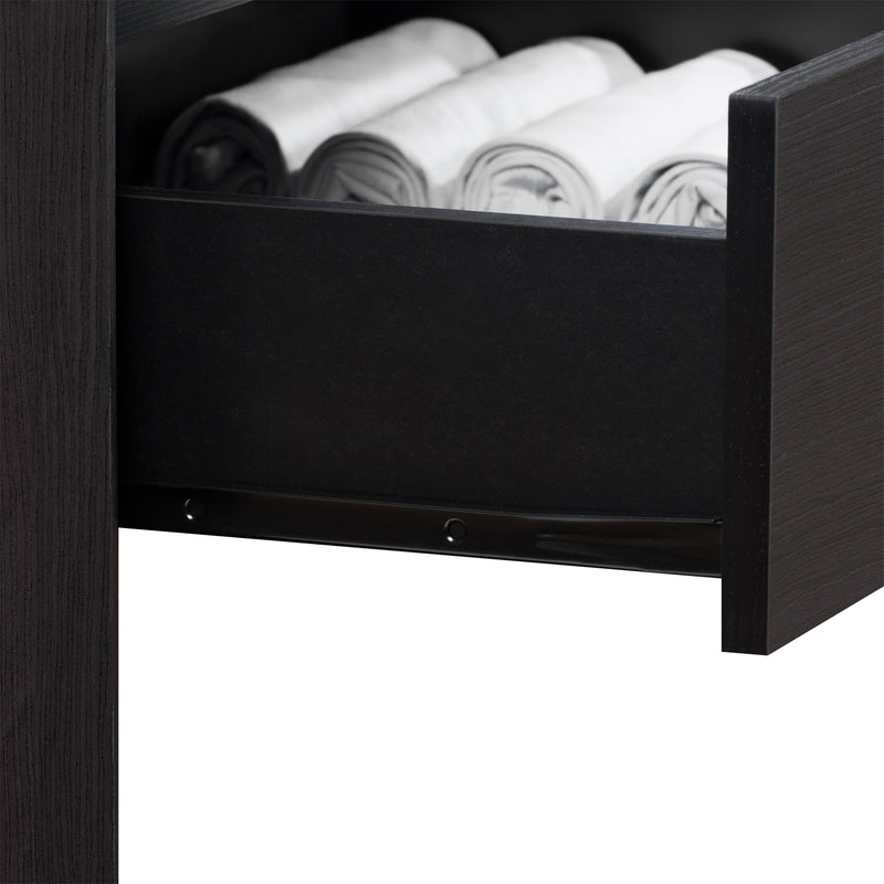 black oak Mid Century Modern Night Stand Newport Collection detail image by CorLiving