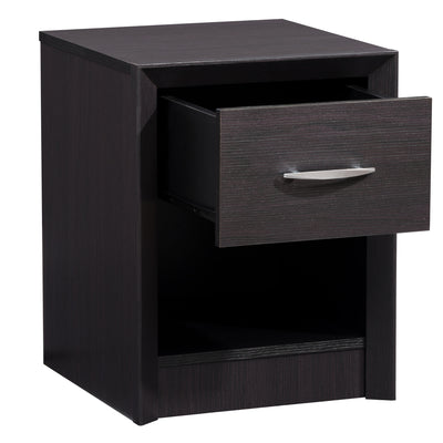 black oak Mid Century Modern Night Stand Newport Collection product image by CorLiving#color_black-oak
