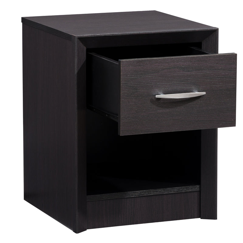 black oak Mid Century Modern Night Stand Newport Collection product image by CorLiving