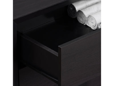 black oak Tall Bedroom Dresser Newport Collection detail image by CorLiving#color_black-oak