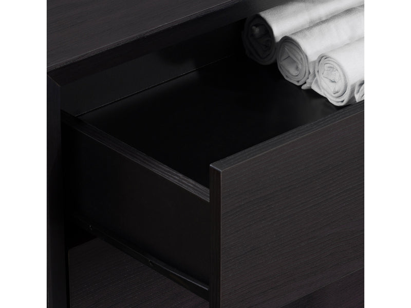 black oak Tall Bedroom Dresser Newport Collection detail image by CorLiving