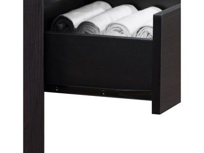 black oak Tall Bedroom Dresser Newport Collection detail image by CorLiving#color_black-oak