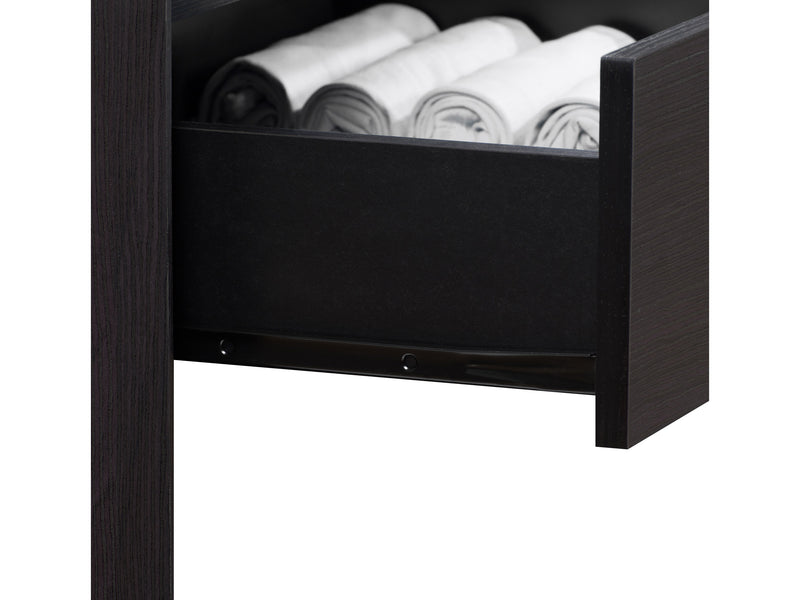 black oak Tall Bedroom Dresser Newport Collection detail image by CorLiving