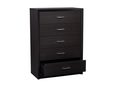 black oak Tall Bedroom Dresser Newport Collection product image by CorLiving#color_black-oak