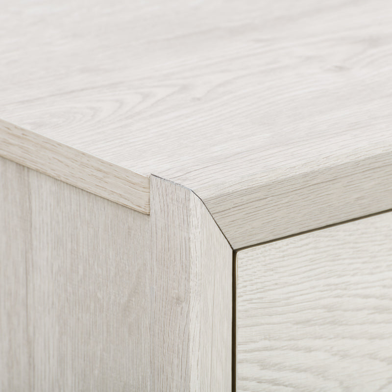 white washed oak Mid Century Modern Dresser Newport Collection detail image by CorLiving