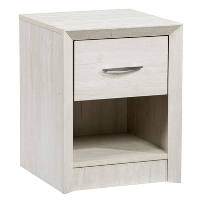 white washed oak Mid Century Modern Night Stand Newport Collection product image by CorLiving#color_white-washed-oak