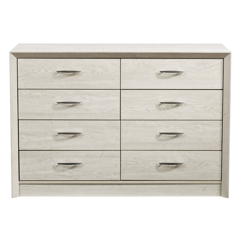 white washed oak 8 Drawer Dresser Newport Collection product image by CorLiving