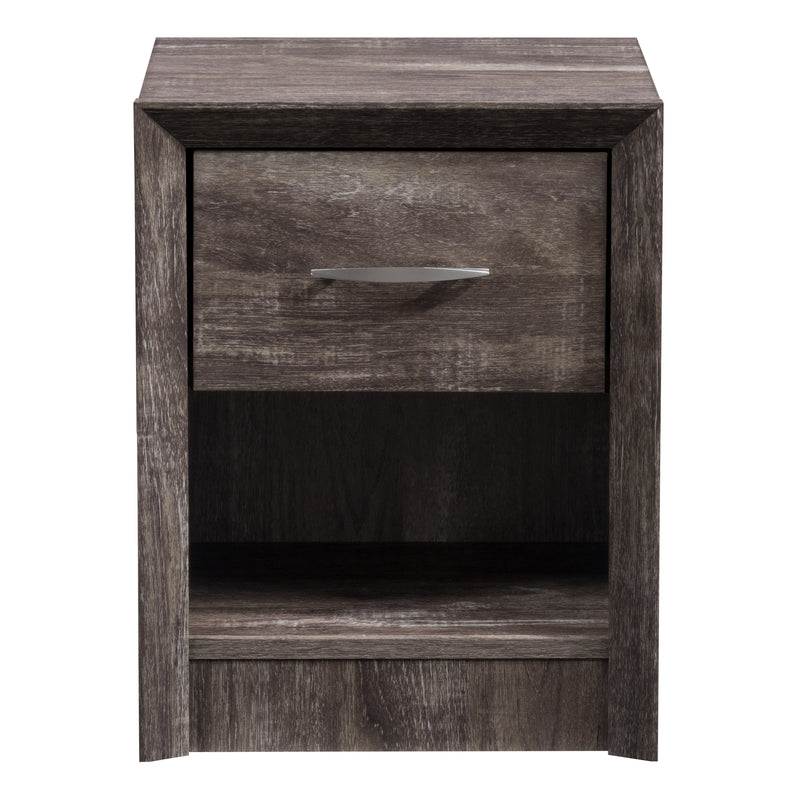 brown washed oak Mid Century Modern Night Stand Newport Collection product image by CorLiving