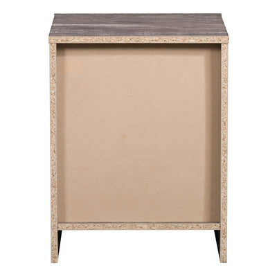 brown washed oak Mid Century Modern Night Stand Newport Collection product image by CorLiving#color_brown-washed-oak