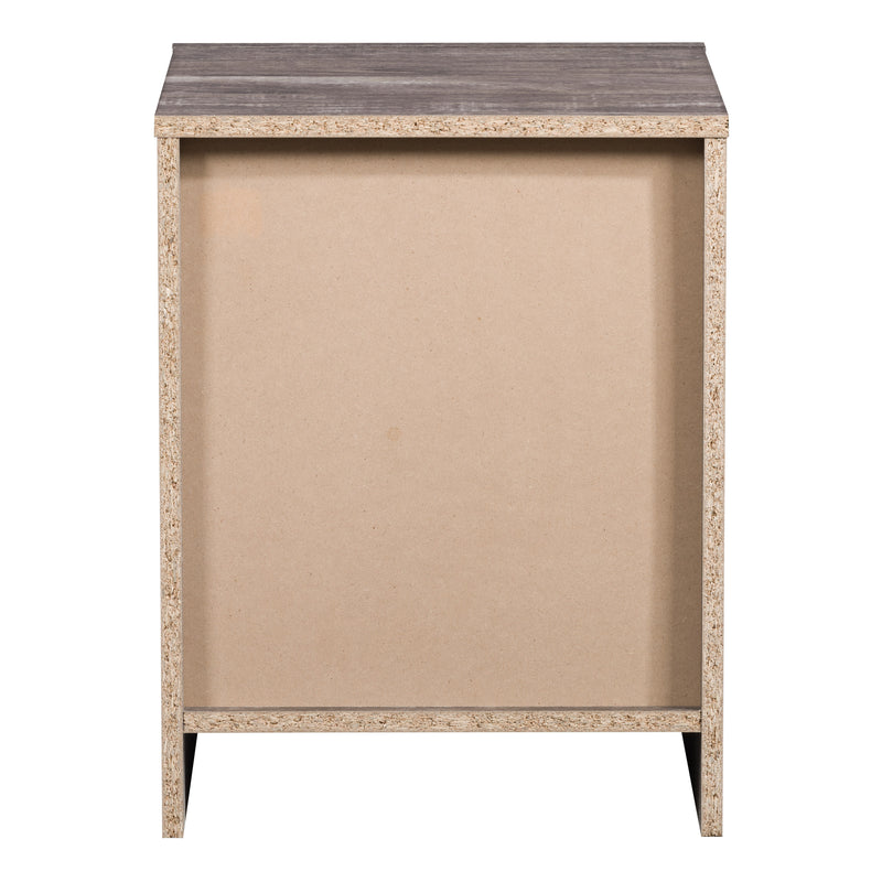 brown washed oak Mid Century Modern Night Stand Newport Collection product image by CorLiving