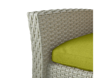 lime green 4 Piece Wicker Patio Set Cascade Collection detail image by CorLiving#color_lime-green