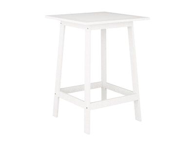 white Outdoor Pub Table Miramar Collection product image by CorLiving#color_miramar-washed-white
