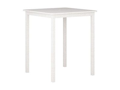 white Outdoor Bar Height Table Miramar Collection product image by CorLiving#color_miramar-washed-white
