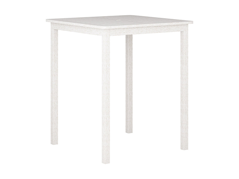 white Outdoor Bar Height Table Miramar Collection product image by CorLiving