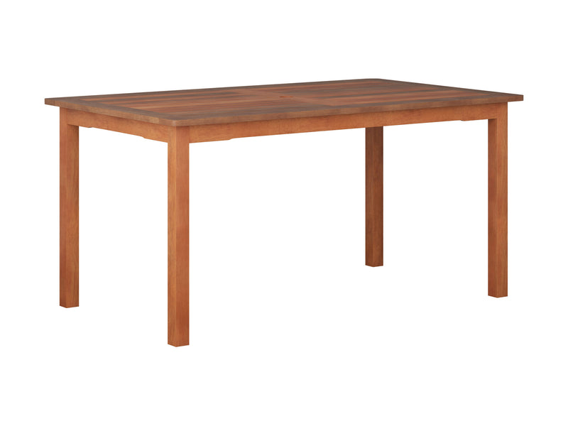 brown Outdoor Wood Dining Table Miramar Collection product image by CorLiving