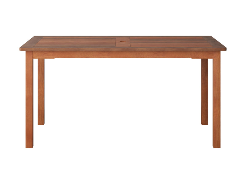 brown Outdoor Wood Dining Table Miramar Collection product image by CorLiving