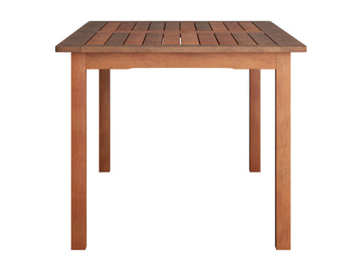 brown Outdoor Wood Dining Table Miramar Collection product image by CorLiving#color_miramar-brown