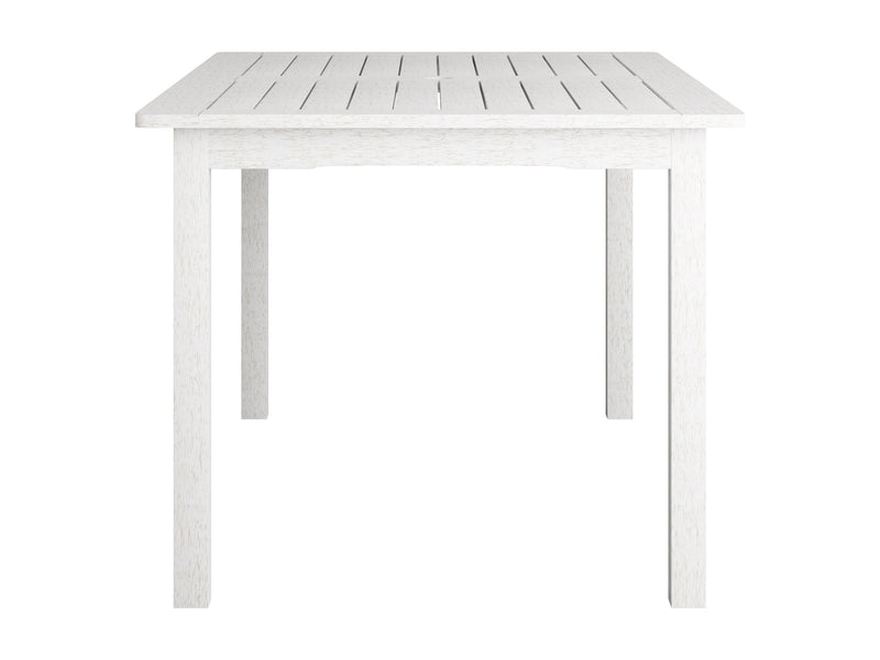 white Outdoor Wood Dining Table Miramar Collection product image by CorLiving