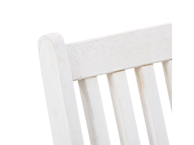 Miramar Washed White Outdoor Wood Folding Chairs, Set of 2 Miramar Collection detail image by CorLiving#color_miramar-washed-white