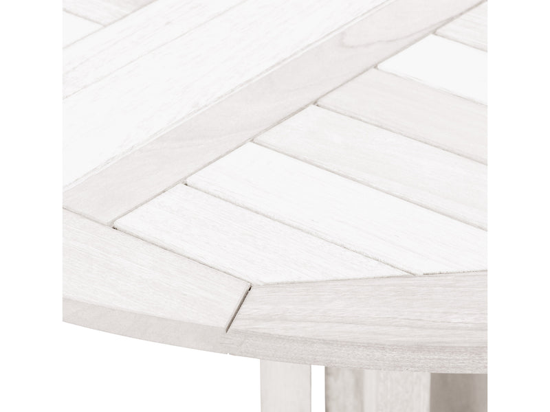 white Outdoor Drop Leaf Table Miramar Collection detail image by CorLiving