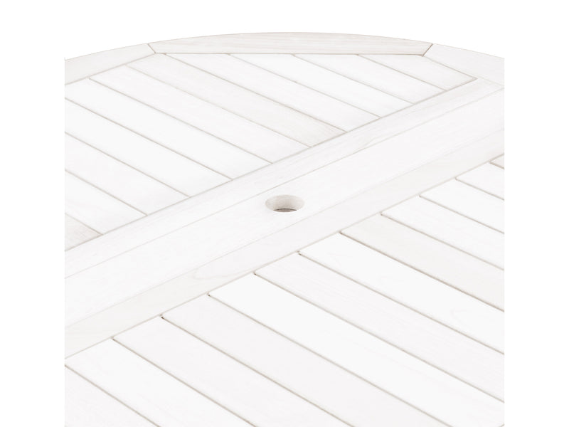 white Outdoor Drop Leaf Table Miramar Collection detail image by CorLiving
