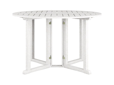 white Outdoor Drop Leaf Table Miramar Collection product image by CorLiving#color_miramar-washed-white