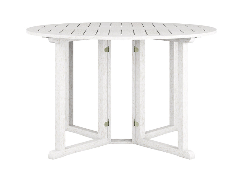 white Outdoor Drop Leaf Table Miramar Collection product image by CorLiving