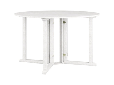 white Outdoor Drop Leaf Table Miramar Collection product image by CorLiving#color_miramar-washed-white