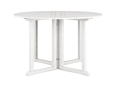 white Outdoor Drop Leaf Table Miramar Collection product image by CorLiving#color_miramar-washed-white