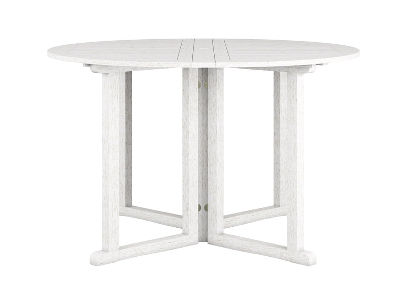 white Outdoor Drop Leaf Table Miramar Collection product image by CorLiving